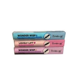 3 The Crème Shop Mascara Set Wonder Wisp Waterproof & Lovely Lift Black NIB